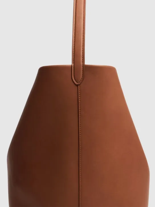 The Row   Large Park saddle leather tote bag 