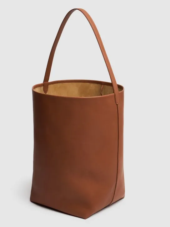 The Row   Large Park saddle leather tote bag 