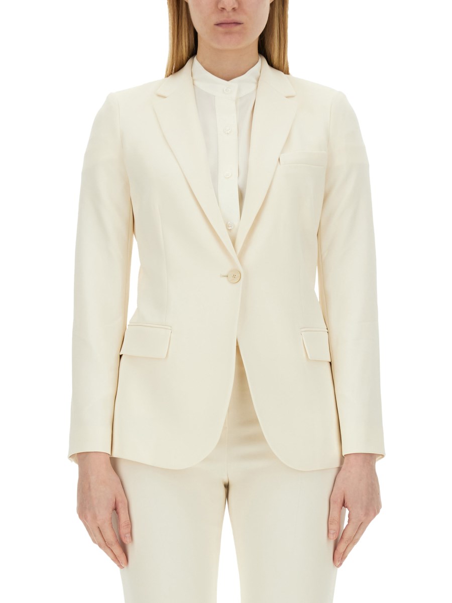 THEORY    STAPLE BLAZER IN CREPE