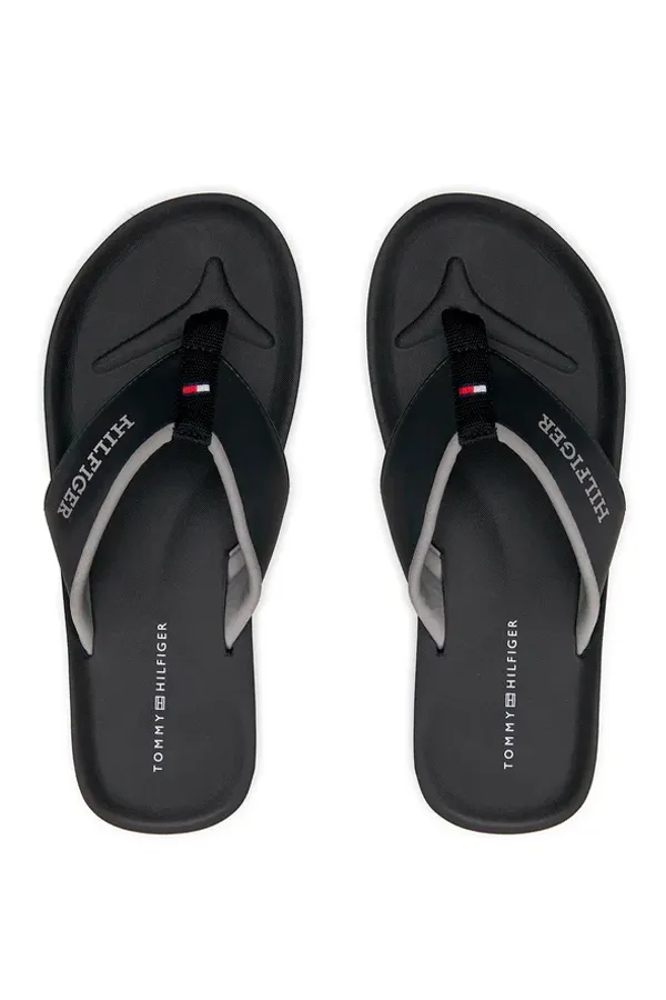 Tommy Hilfiger 1985 Flip-Flops Logo Black