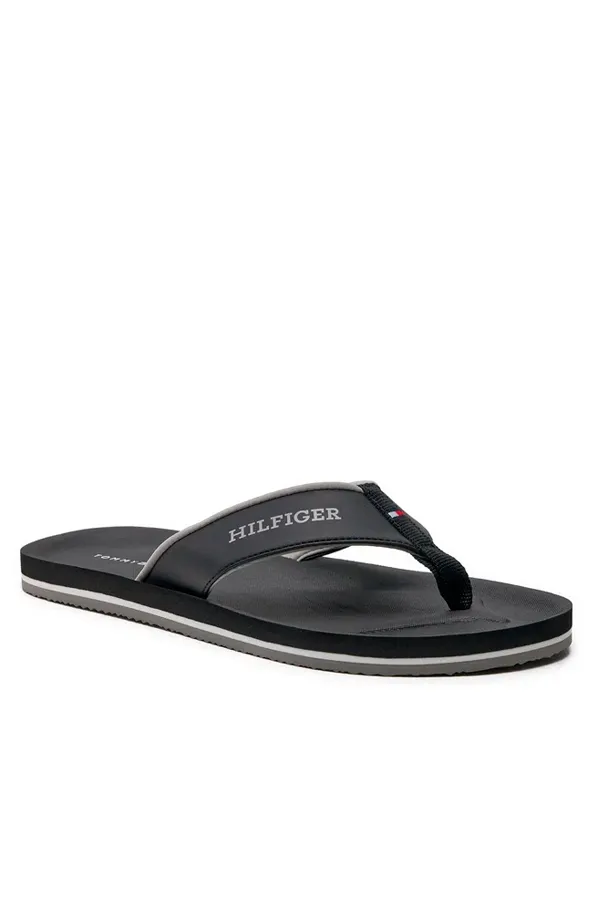 Tommy Hilfiger 1985 Flip-Flops Logo Black