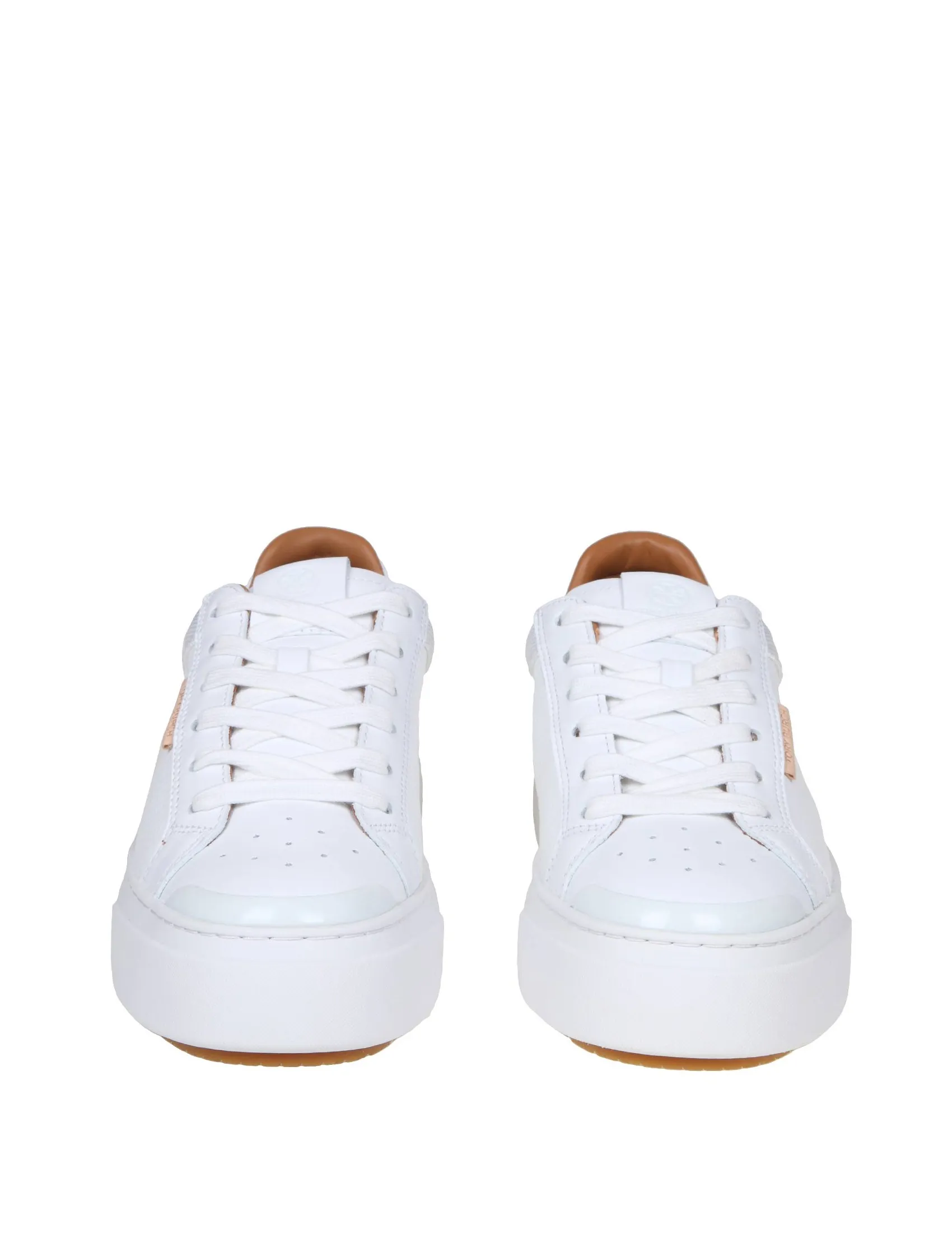 TORY BURCH SNEAKER LADYBUG IN WHITE LEATHER