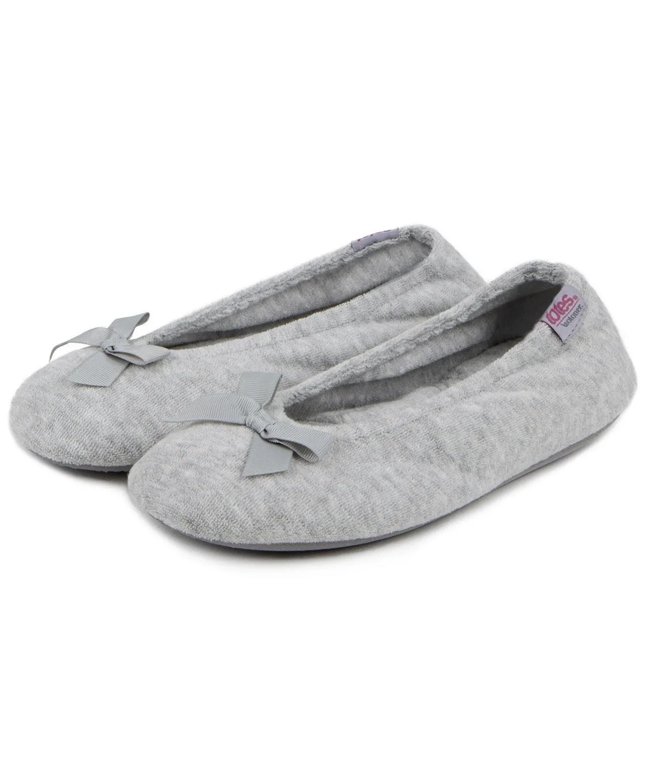 Totes Isotoner Ladies Terry Ballerina Slippers