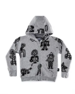 tribal dancers zip hoodie