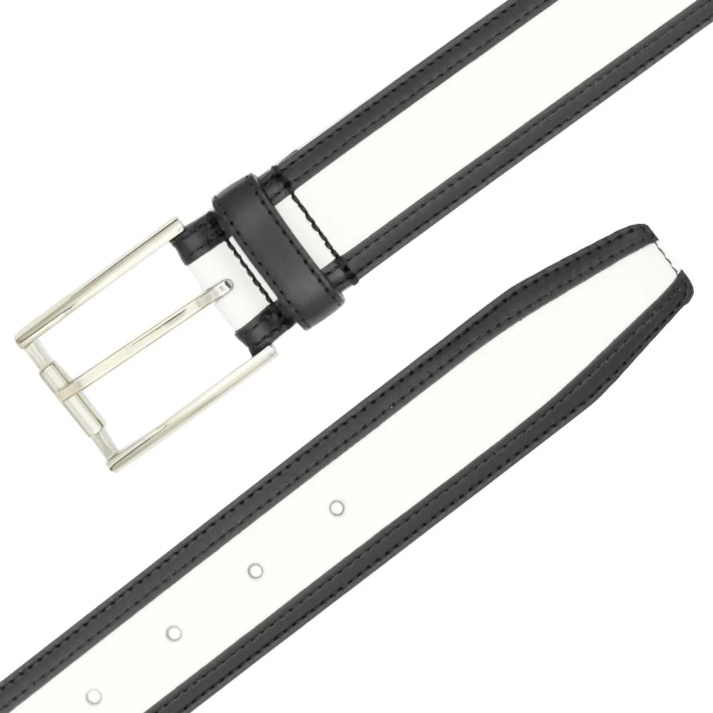 Two-Tone Calfskin Belt