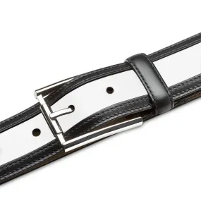 Two-Tone Calfskin Belt