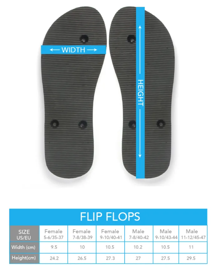 US Flag Flip Flops