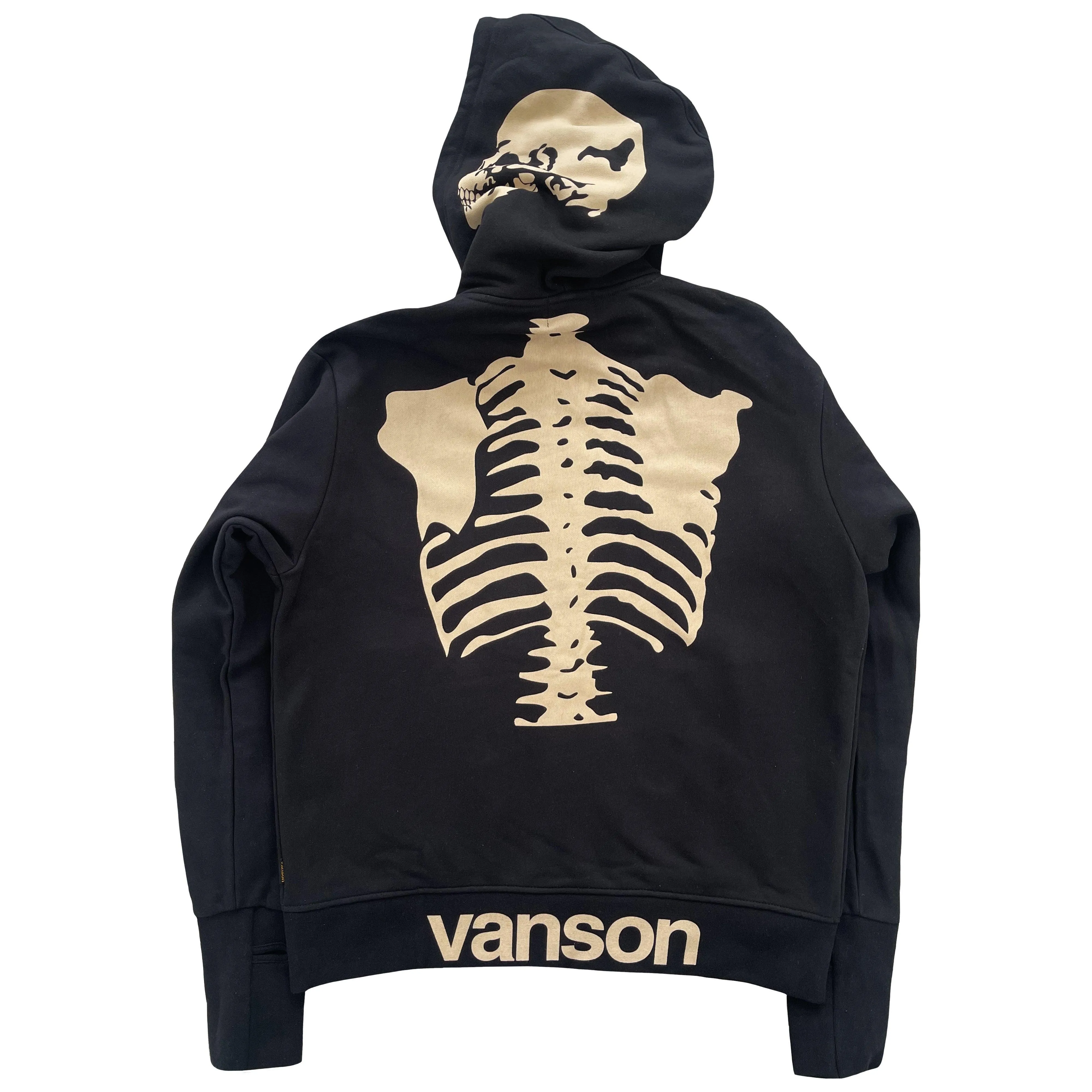 Vanson Leathers Skeleton Hoodie