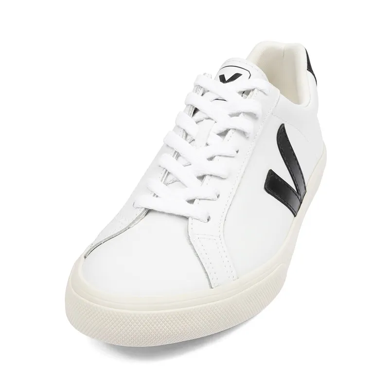 Veja Esplar Leather Black Logo Sneaker