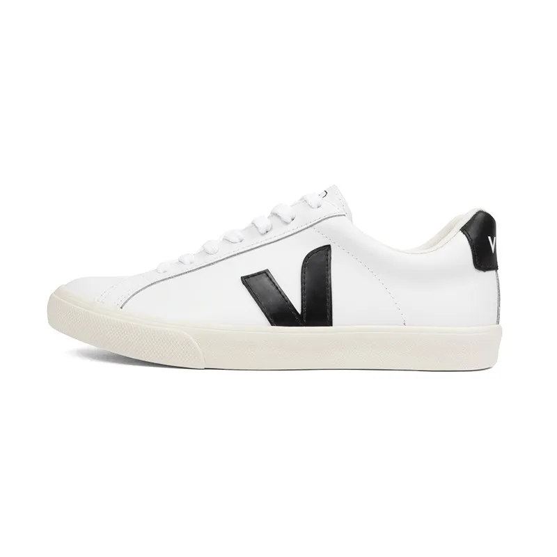 Veja Esplar Leather Black Logo Sneaker