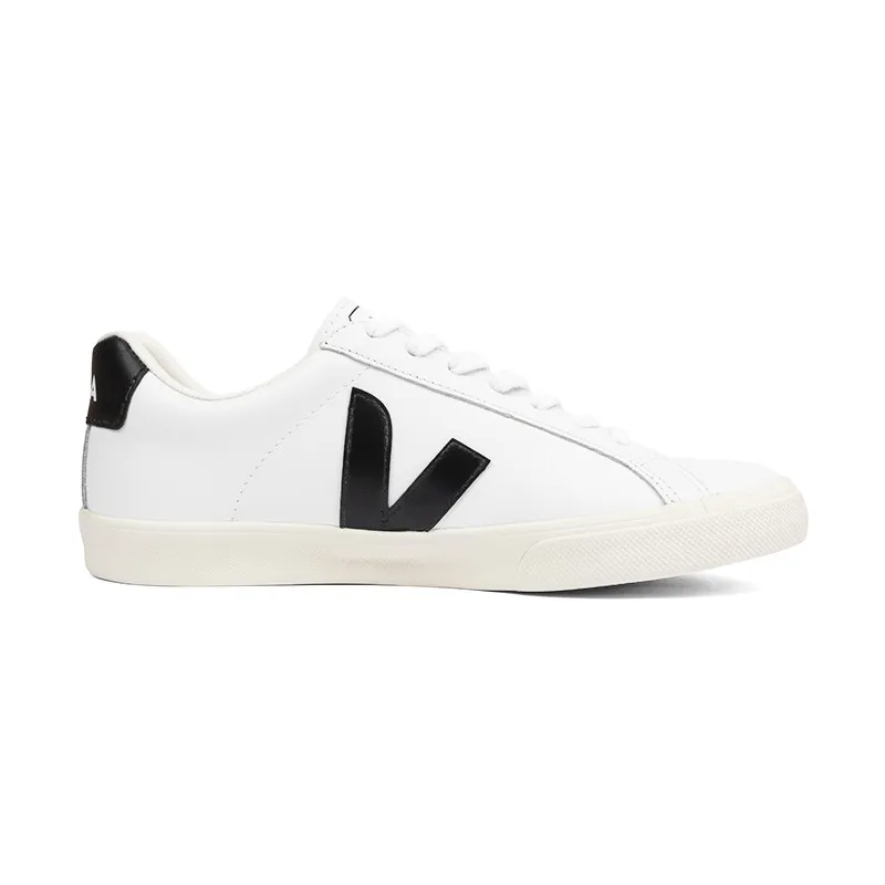 Veja Esplar Leather Black Logo Sneaker