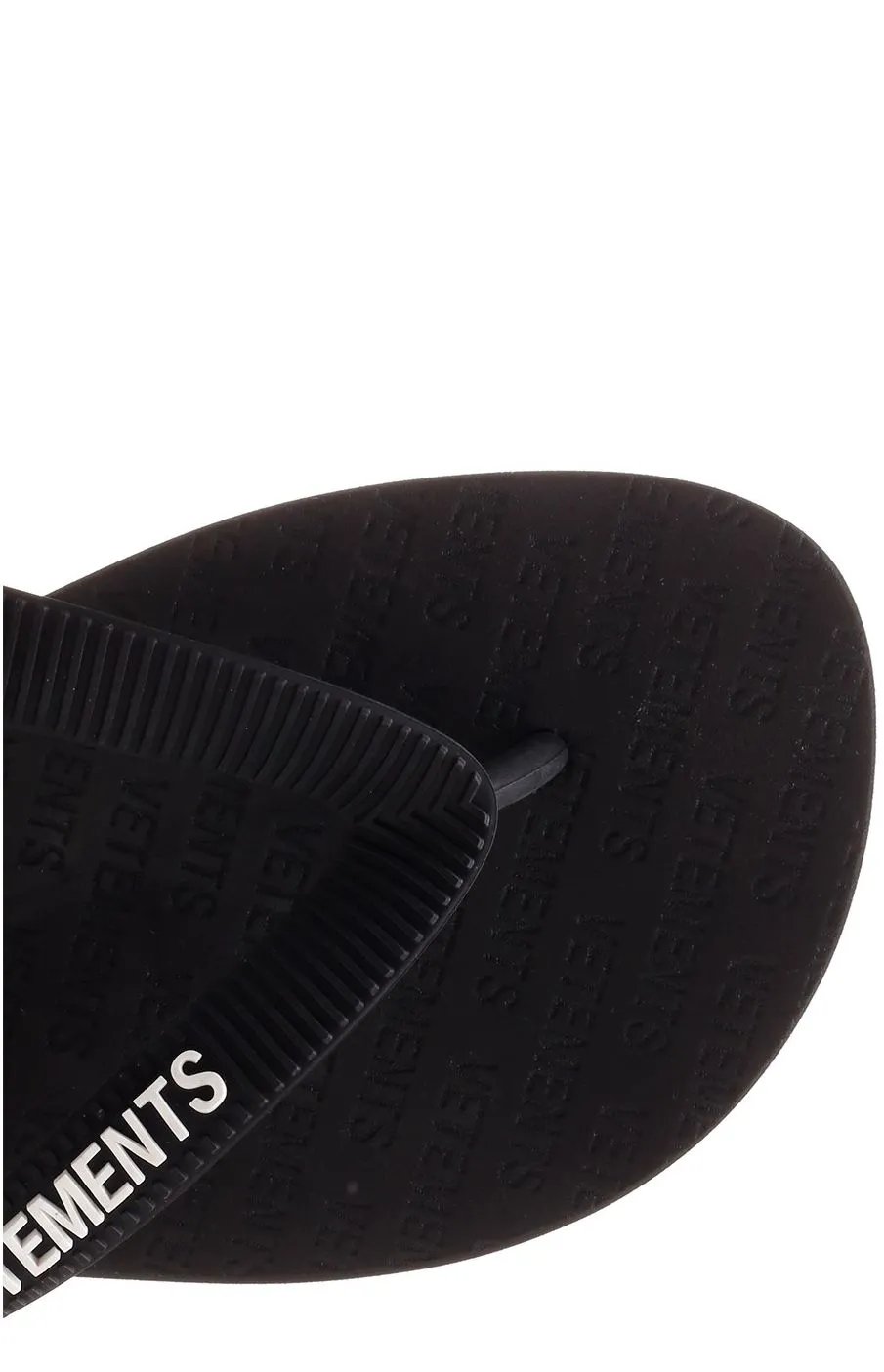 Vetements Logo Embossed Flip Flops