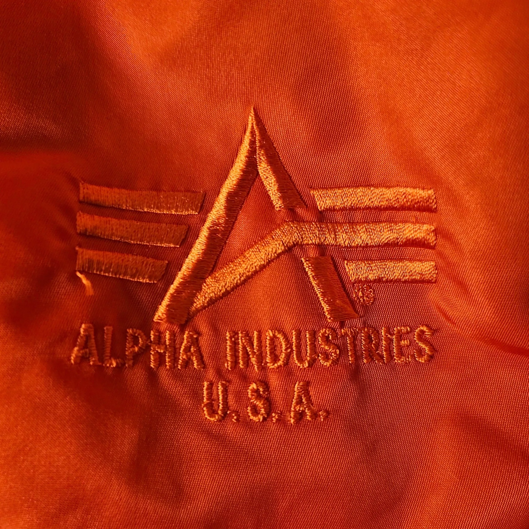 Vintage Alpha Industries bomber jacket made in USA