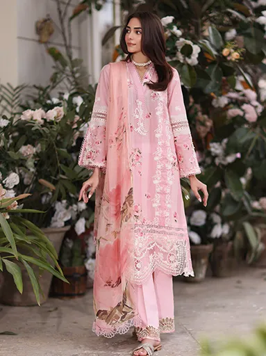 Vintage Flora by Manara Embroidered Lawn Unstitched 3Pc Suit SS-10 SEINNA