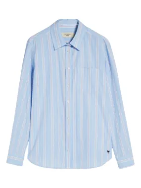 Weekend Max Mara Bahamas Stripe Shirt in Sky Blue