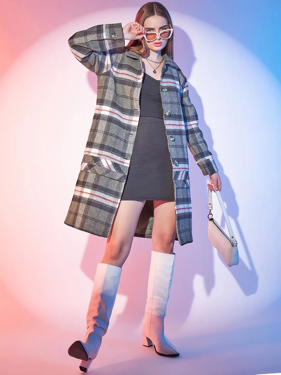 Winter Checked Blazer