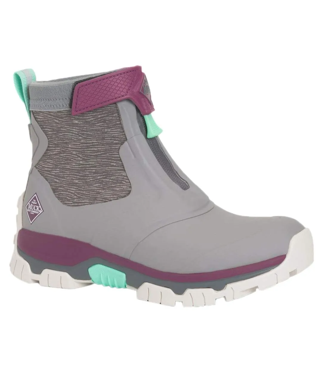 Womens/ladies apex mid wellington boots grey Muck Boots