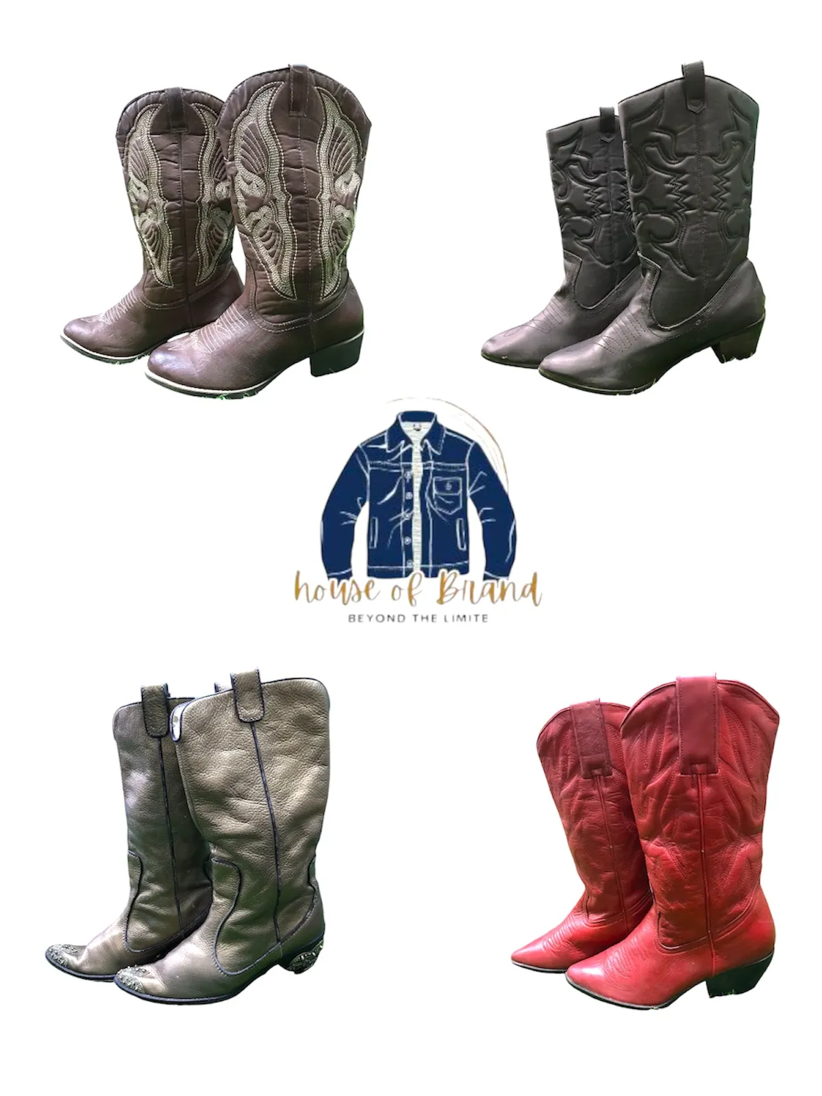 Y2k cow boy boots